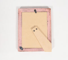 Distressed Pink Wooden Photo frame