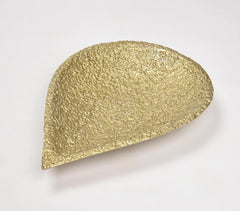 Lacquered Aluminium Drop-Shaped Decor Dishes (set of 2)