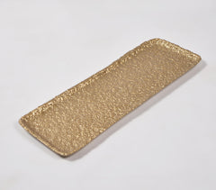 Laquered Aluminium Textured Decor Dishes (Set of 2)