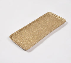 Laquered Aluminium Textured Decor Dishes (Set of 2)