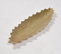 Lacquered Aluminium Abstract Leaf Décor Dishes (set of 2)
