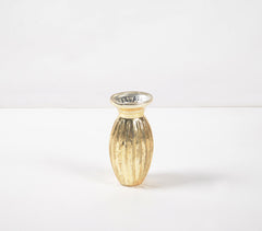 Assorted Golden Mercury Glass Vases (set of 6)