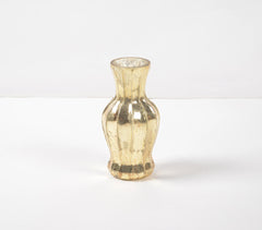 Assorted Golden Mercury Glass Vases (set of 6)