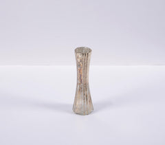 Assorted Silver-Toned Mercury Glass Vases (set of 6)