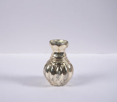 Assorted Silver-Toned Mercury Glass Vases (set of 6)