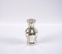 Assorted Silver-Toned Mercury Glass Vases (set of 6)