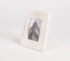 Speckled Ivory Mango Wood Photo Frame