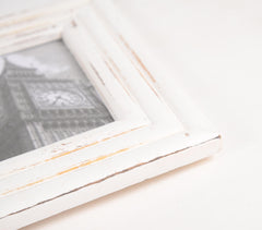 Speckled Ivory Mango Wood Photo Frame