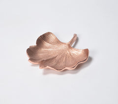 Lacquered Aluminium Leaf-Shaped Décor Plates (set of 3)