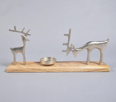 Reindeer on a Plank' Tealight Holder
