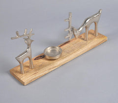 Reindeer on a Plank' Tealight Holder