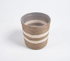Braided Jute Bin Container