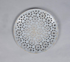 Hand Cut Iron Floral Decorative Tray