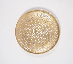 Latticed Iron Decorative Tray
