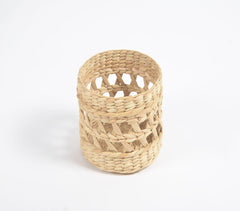 Woven Kauna Grass Reed Pen Stand