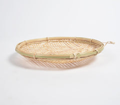 Woven Bamboo Trays (Set of 2)