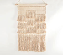 Handwoven Cotton Multi-Tasseled Wall Hanging