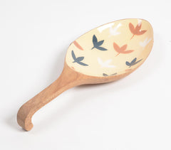 Autumn Enameled Mango Wood Spoon Platter