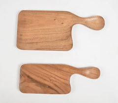 Classic Acacia Wood Pizza Paddles (set of 2)