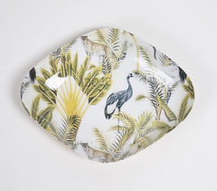 Tropical Enamelled Diamond Dish