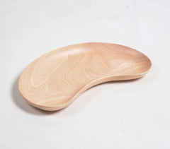 Classic Neem Wood Bean-Shaped Tray