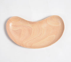 Classic Neem Wood Bean-Shaped Tray
