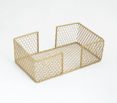 Handcrafted Iron Mesh Classic Tissue Holder