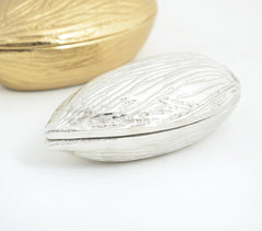 Handcrafted Almond Aluminium Boxes (Set of 2)