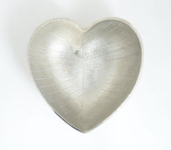 Sand Cast Classic Aluminium Heart Bowl