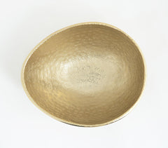 Abstract Form Hammered Nut Bowl