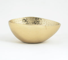 Abstract Form Hammered Nut Bowl