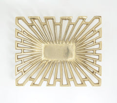 Aluminium Cast Rectangular Perforated Tray