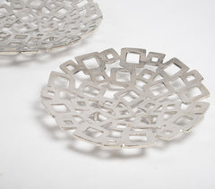 Sand Cast Aluminium Round Cubes Trays (Set of 2)