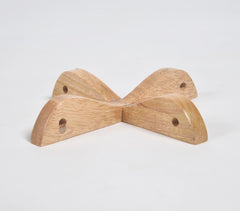 Natural Mango Wood Turned Bowl Stand