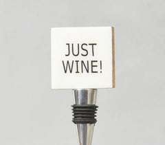 Quirky Enamelled Wine Stoppers (Set of 3)