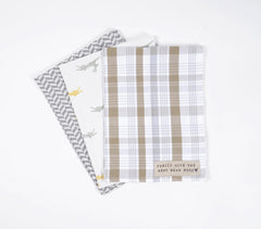 Jumping Bunnies Multicolor Kitchen Towels (Set of 3)