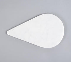 Hand Cut Drop-Shaped Marble Cheese Board