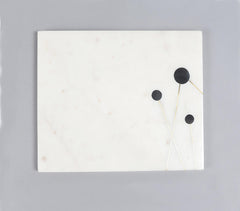 Inlaid Brass & marble Cheese Board