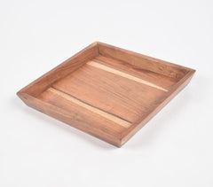 Hand Cut Acacia Wood Tray