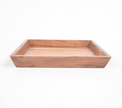 Hand Cut Acacia Wood Tray