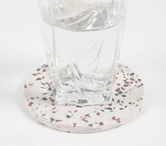 Hand Cut Terrazzo Stone Coasters (Set of 4)