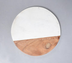 Colorblock Grey Stone & Wood Chopping Board