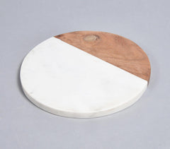 Colorblock Grey Stone & Wood Chopping Board