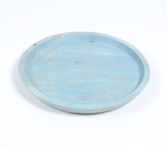 Handcrafted Wooden Distressed Plate