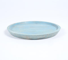 Handcrafted Wooden Distressed Plate