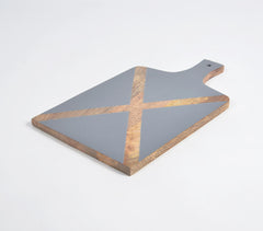 Enamelled Mango Wood Slate Grey Chopping Board