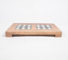 Portico Resin Detailed Mango Wood Chopping Board