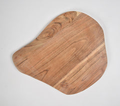 Pear-shaped light burnt Wooden Chopping Board