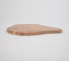 Pear-shaped light burnt Wooden Chopping Board