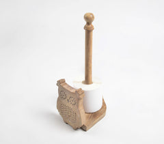 Wooden Owl Tissue Holder